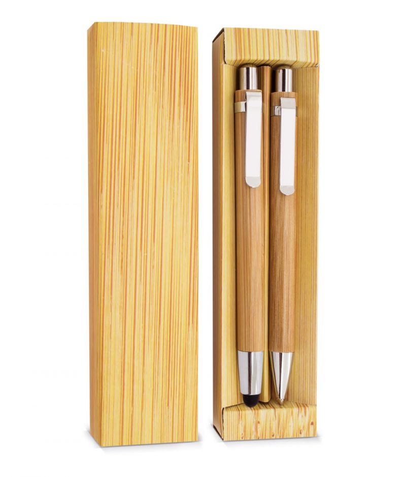 set de scris din bambus heleon