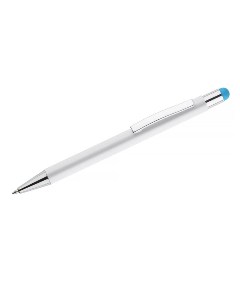Pixuri metalice cu touch gravate Bianco