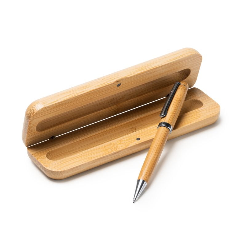 Pixuri din bambus personalizate Bodoni Pixuri din bambus personalizate Bodoni