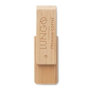 Stick USB personalizat Twisty bambus