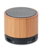 Boxa wireless Round Bamboo Boxa wireless Round Bamboo