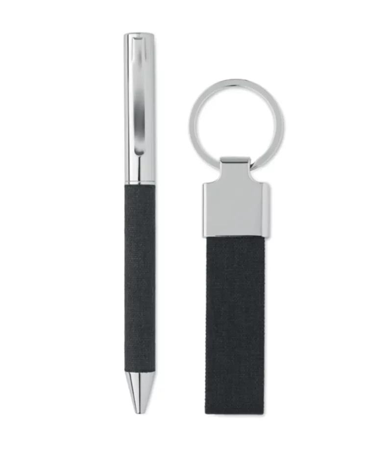 Set personalizat pix si breloc Scribi Set personalizat pix si breloc Scribi