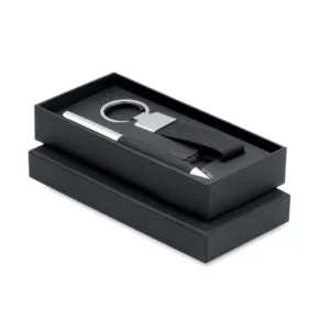 Set personalizat pix si breloc Scribi