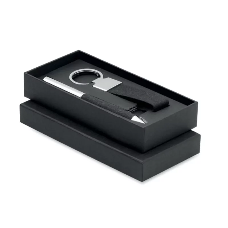 Set personalizat pix si breloc Scribi Set personalizat pix si breloc Scribi