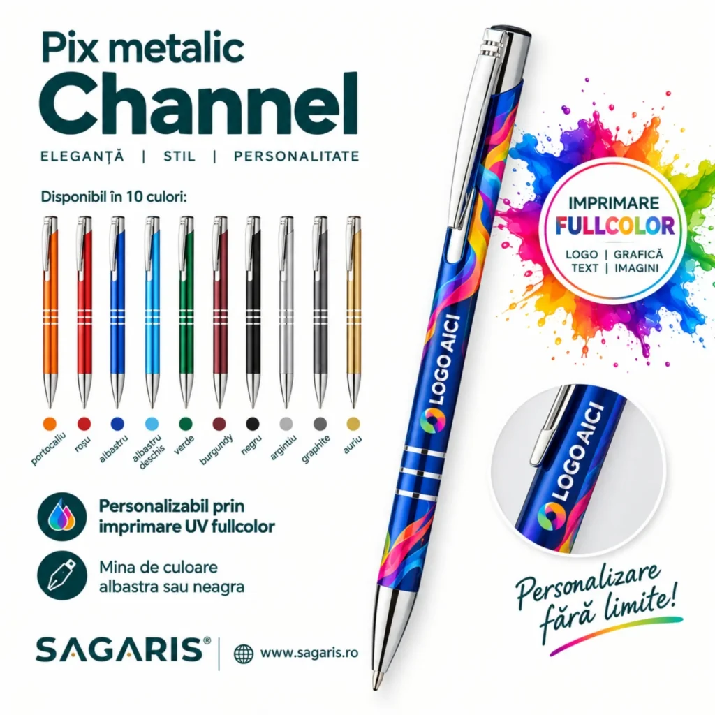 Pixuri metalice Channel
