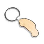 Breloc din bambus personalizat Stelar Breloc din bambus personalizat Stelar