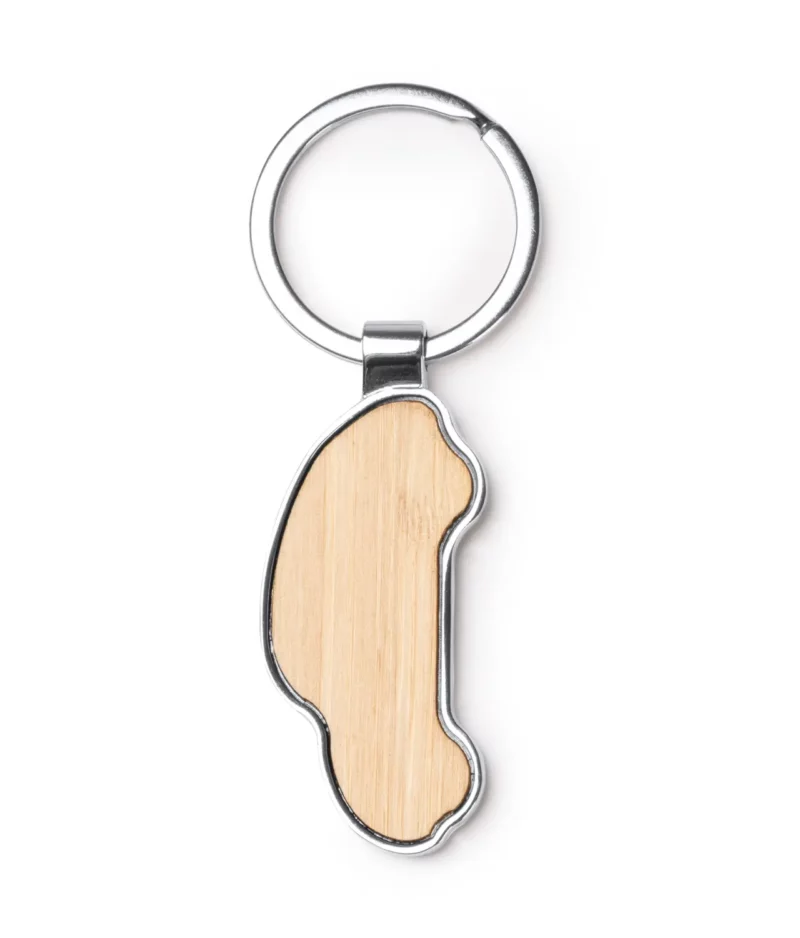 Breloc din bambus personalizat Stelar Breloc din bambus personalizat Stelar