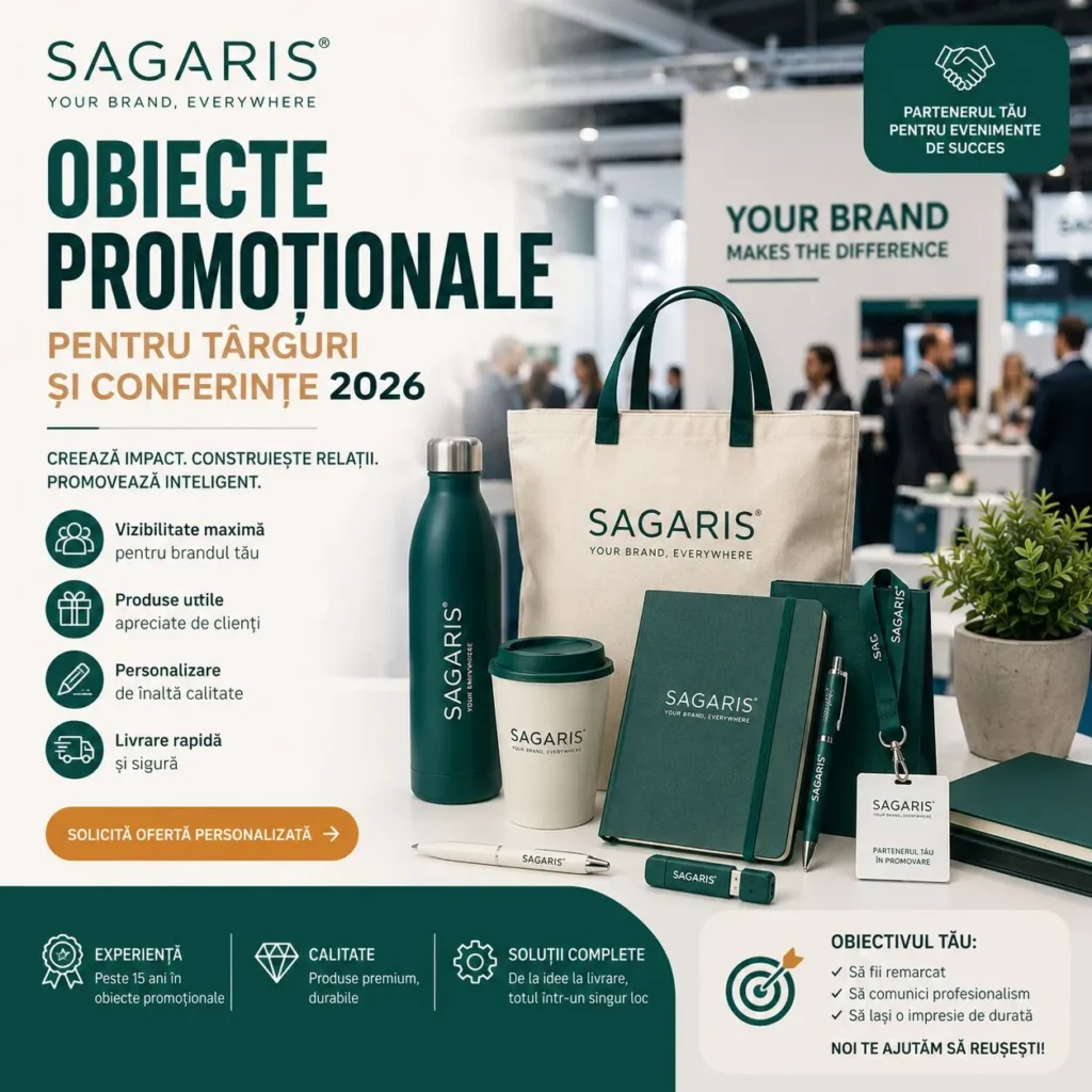 Obiecte Promoționale pentru Târguri și Conferințe